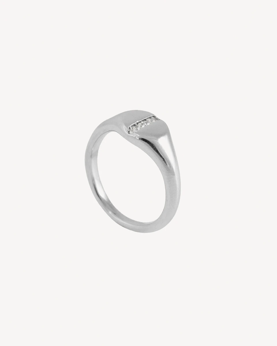 ANILLO TESEO - PLATEADO 