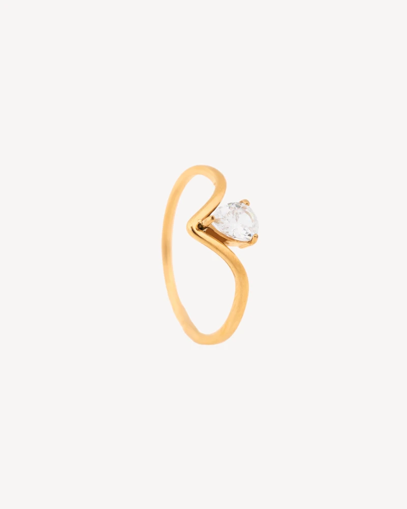 ANILLO TIARA DORADO