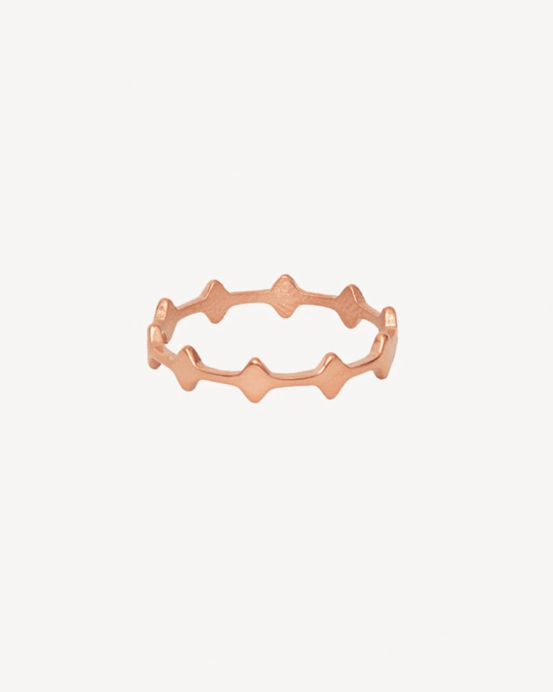 ANILLO TOMMY ORO ROSA