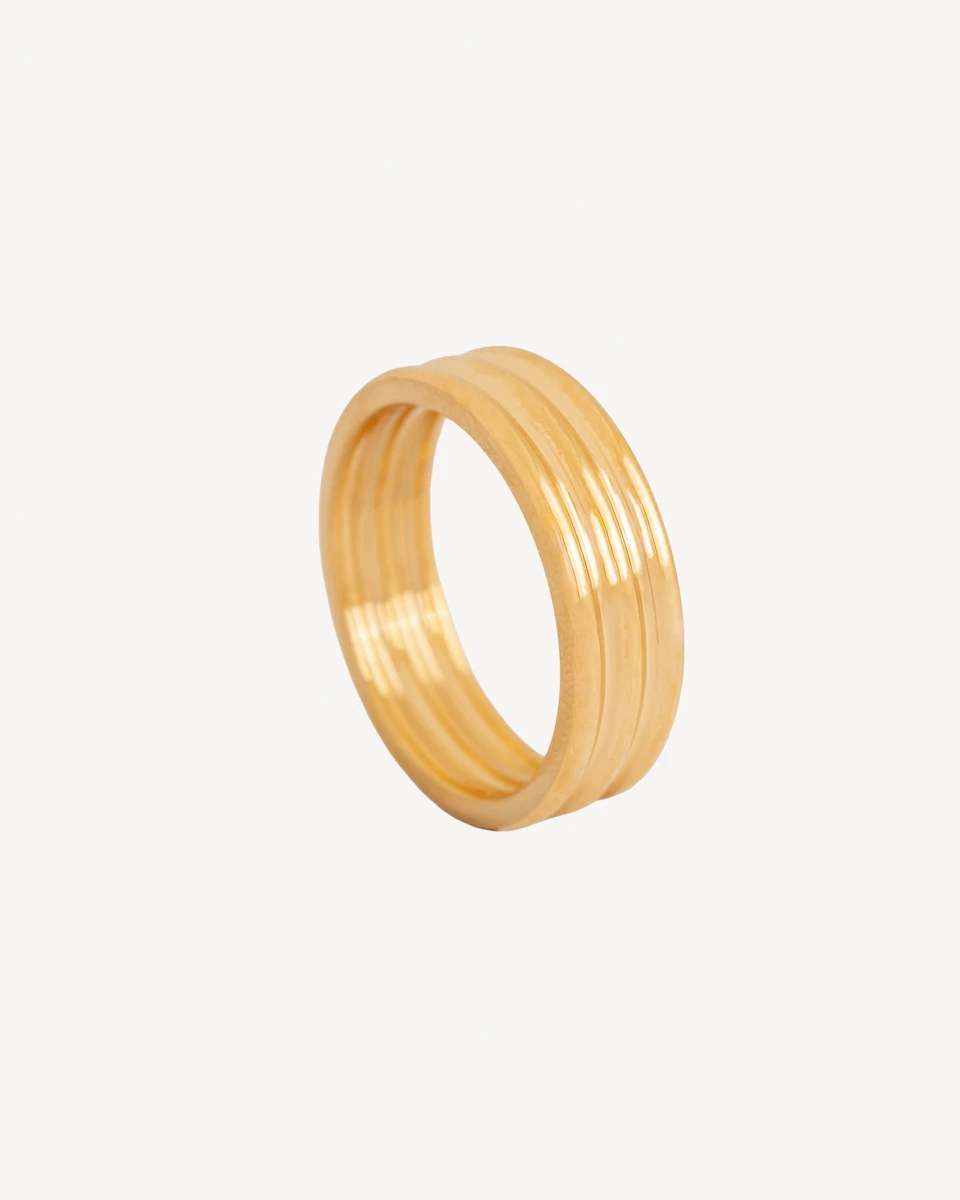 ANILLO TRIPLEX - DORADO 