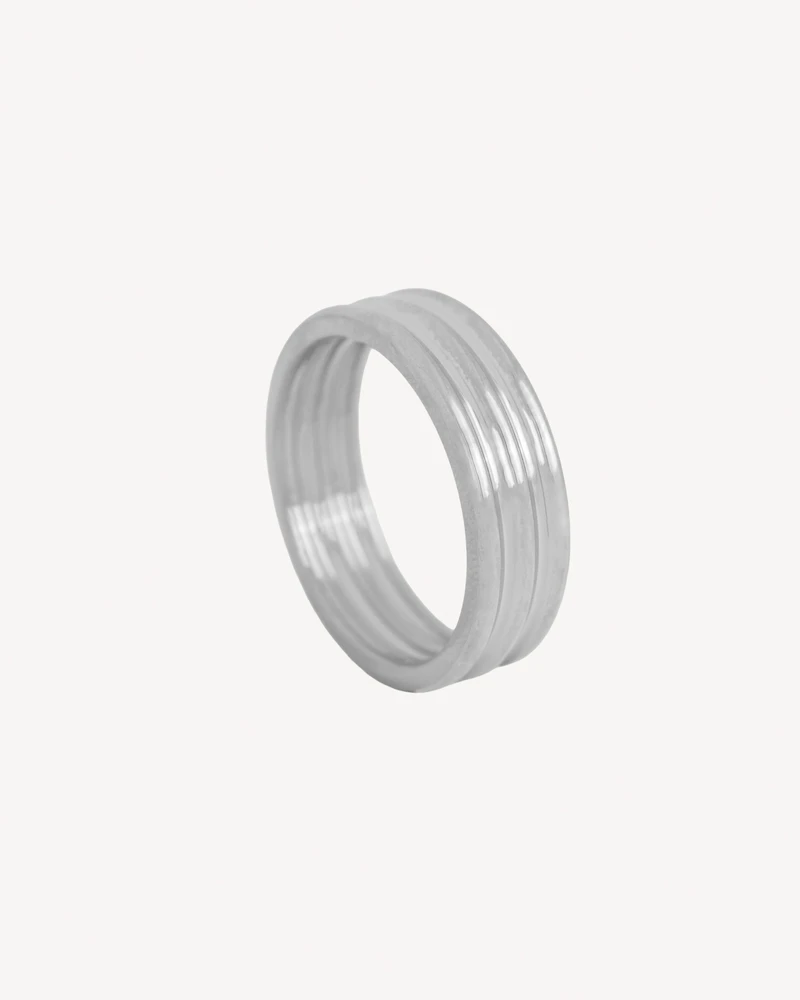 ANILLO TRIPLEX PLATEADO