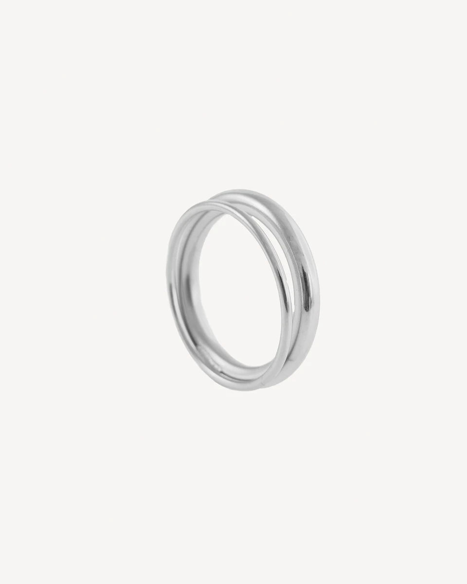 ANILLO UNAI - PLATEADO 