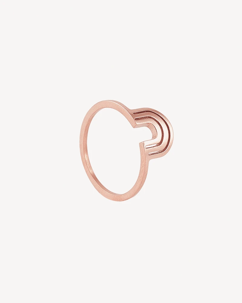 ANILLO URIHA ORO ROSA