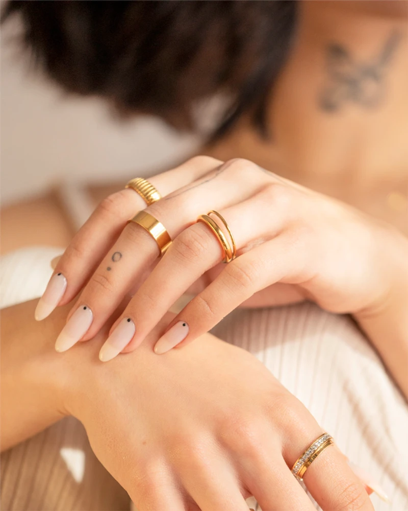 ANILLO URSULA DORADO
