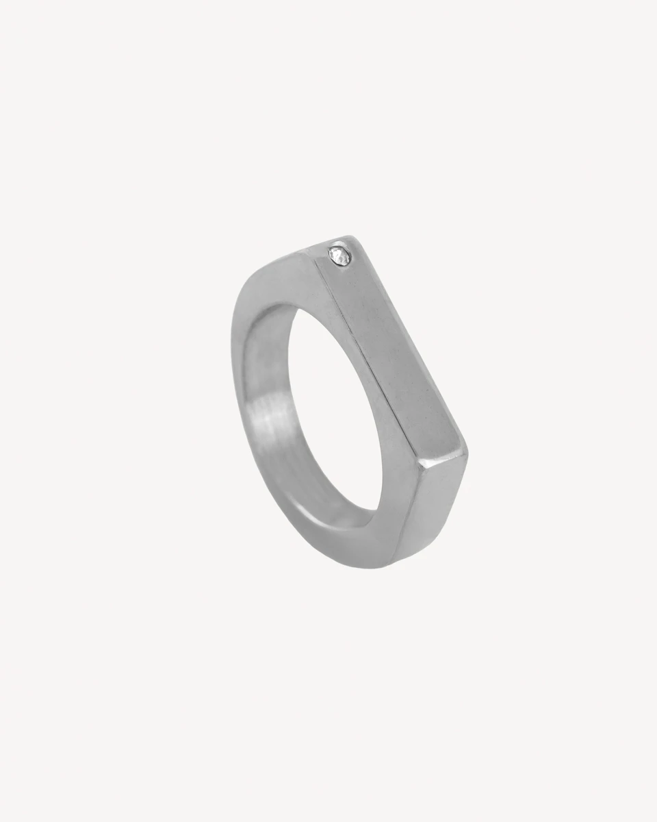 ANILLO VELVET - PLATEADO 