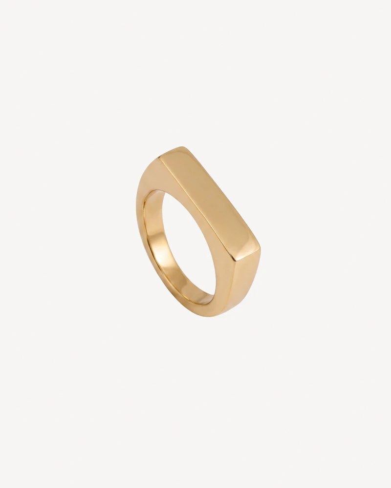 ANILLO WAVES DORADO