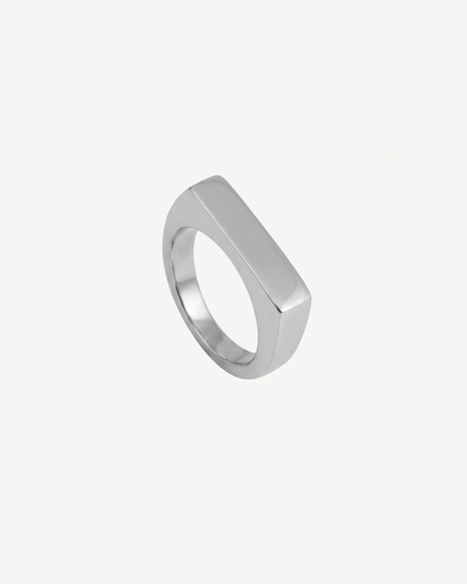 ANILLO WAVES - PLATEADO 