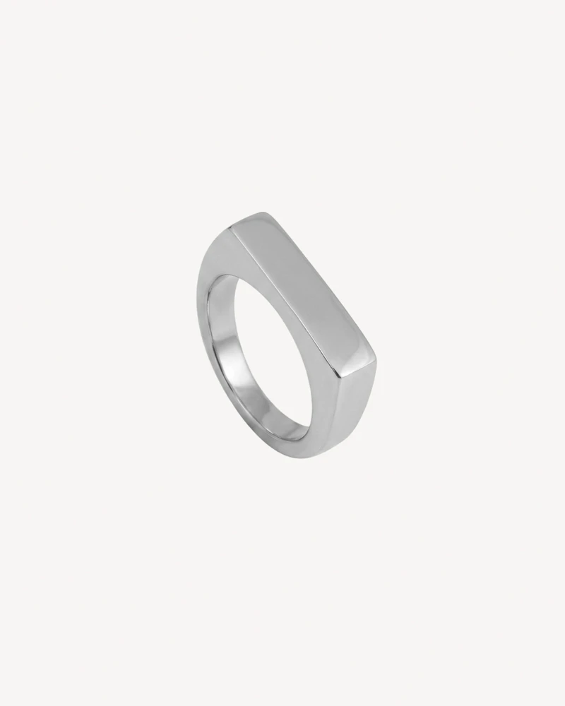 ANILLO WAVES PLATEADO