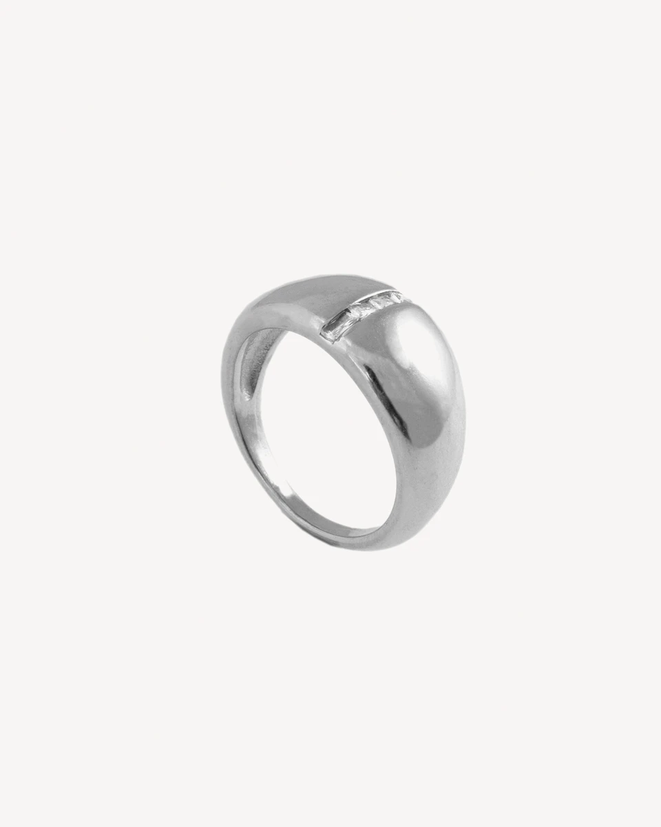 ANILLO ZAREEN - PLATEADO 