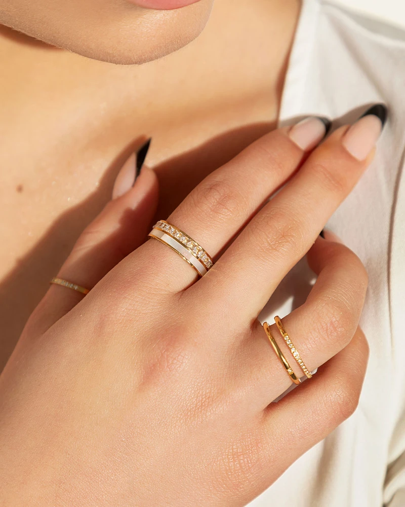 ANILLO ZINC DORADO