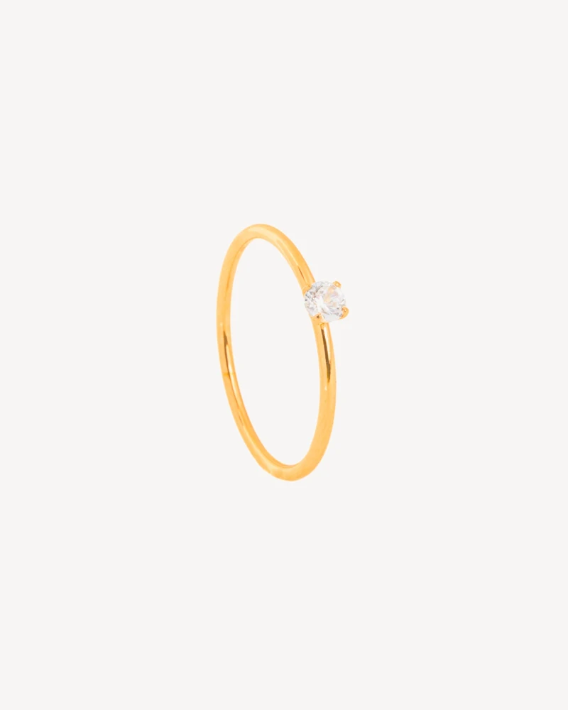 ANILLO ZINNIA DORADO