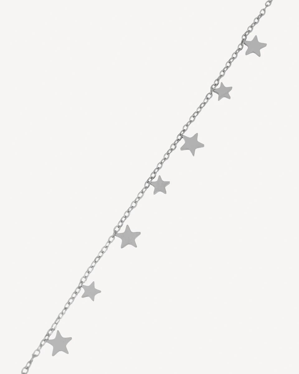 BRAZALETE AGATEO - PLATEADO 