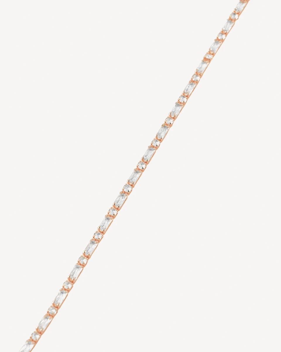 BRAZALETE ALCALA - ROSA PIEDRA BLANCA 