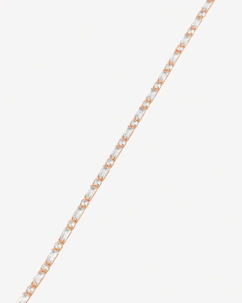 BRAZALETE ALCALA ROSA PIEDRA BLANCA