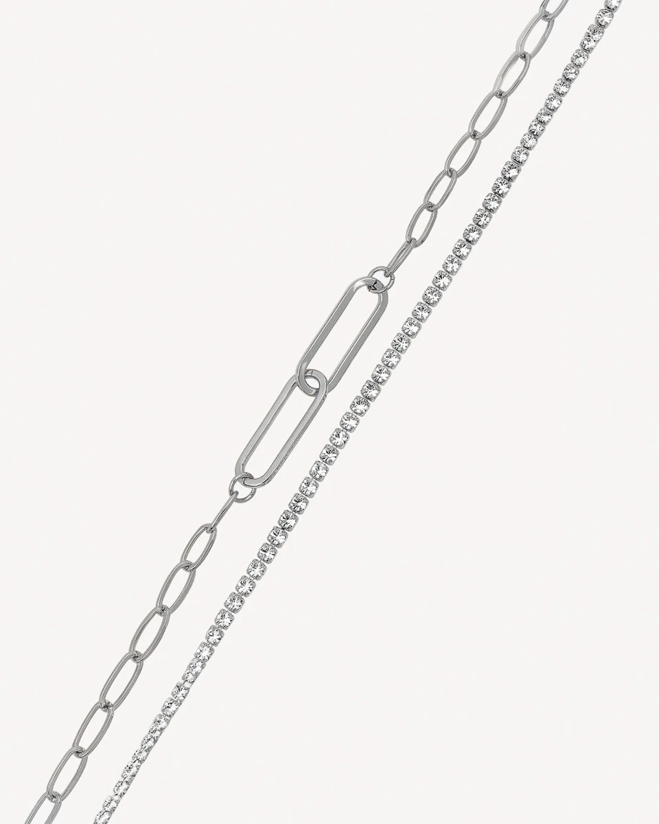 BRAZALETE AMIRA - PLATEADO 