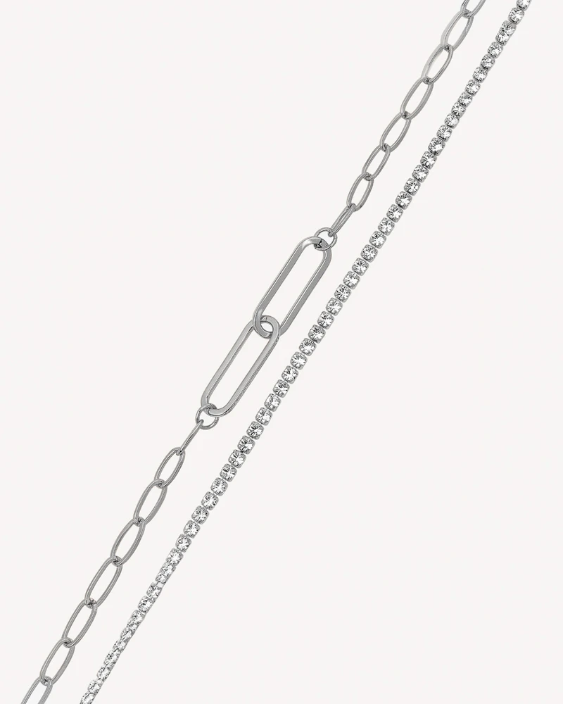 BRAZALETE AMIRA PLATEADO