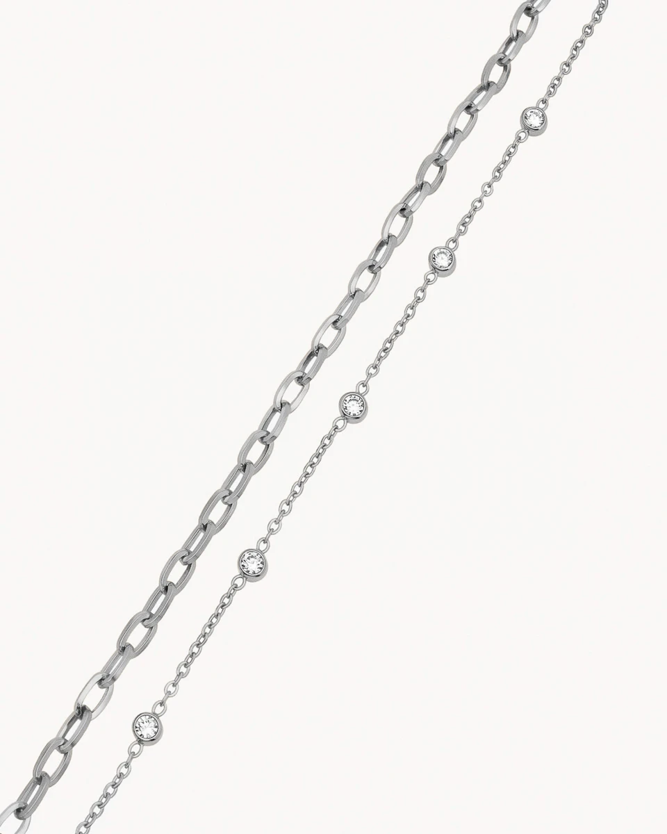 BRAZALETE ARACELI - PLATEADO 