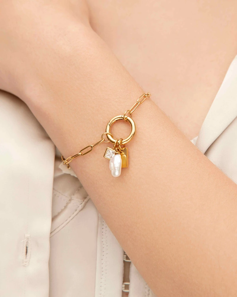 BRAZALETE BATATA DORADO