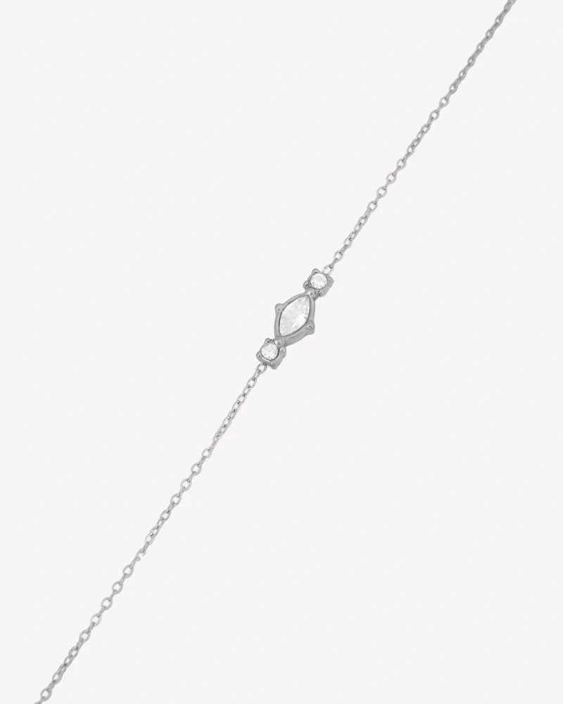 BRAZALETE BENTANCURIA PLATEADO
