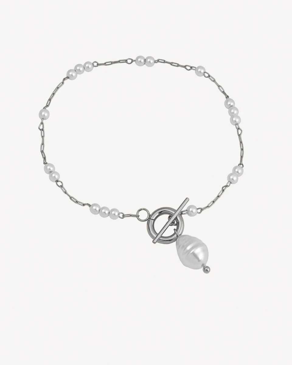 BRAZALETE BREZO - PLATEADO 