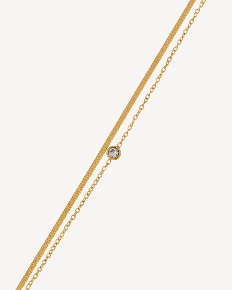 BRAZALETE CARICIA DORADO