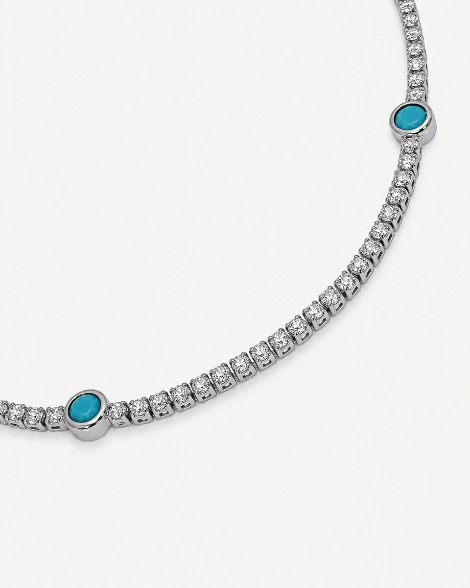 BRAZALETE DAFNE - PLATEADO 