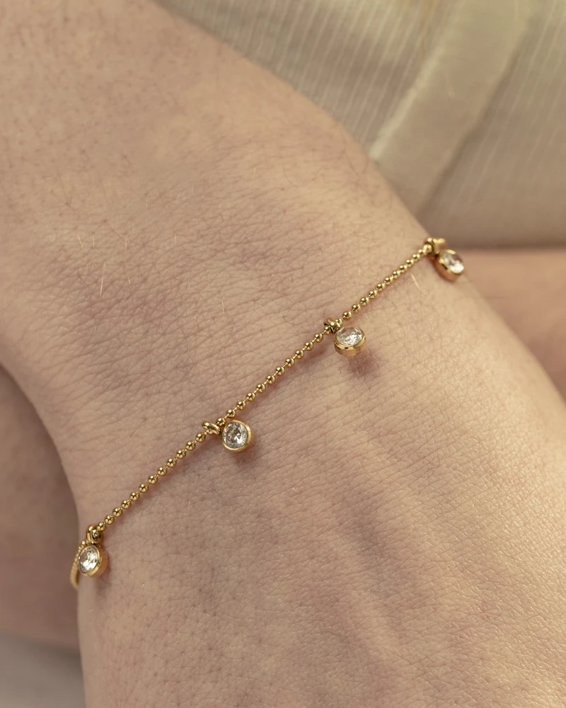 BRAZALETE DELFIN DORADO