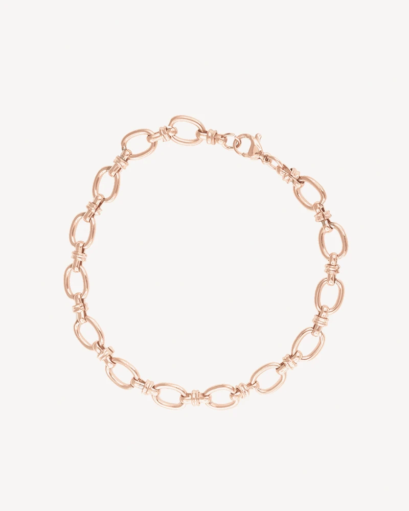 BRAZALETE ELECTRAL DORADO ROSA