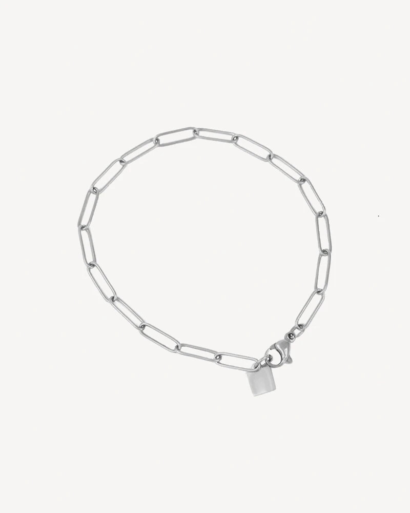 BRAZALETE GAGE PLATEADO