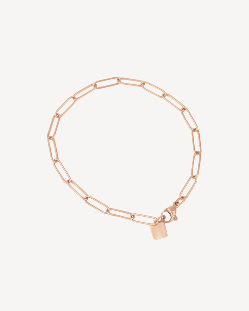 BRAZALETE GAGE DORADO ROSA