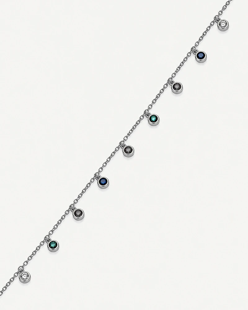 BRAZALETE GRAPA PLATEADO