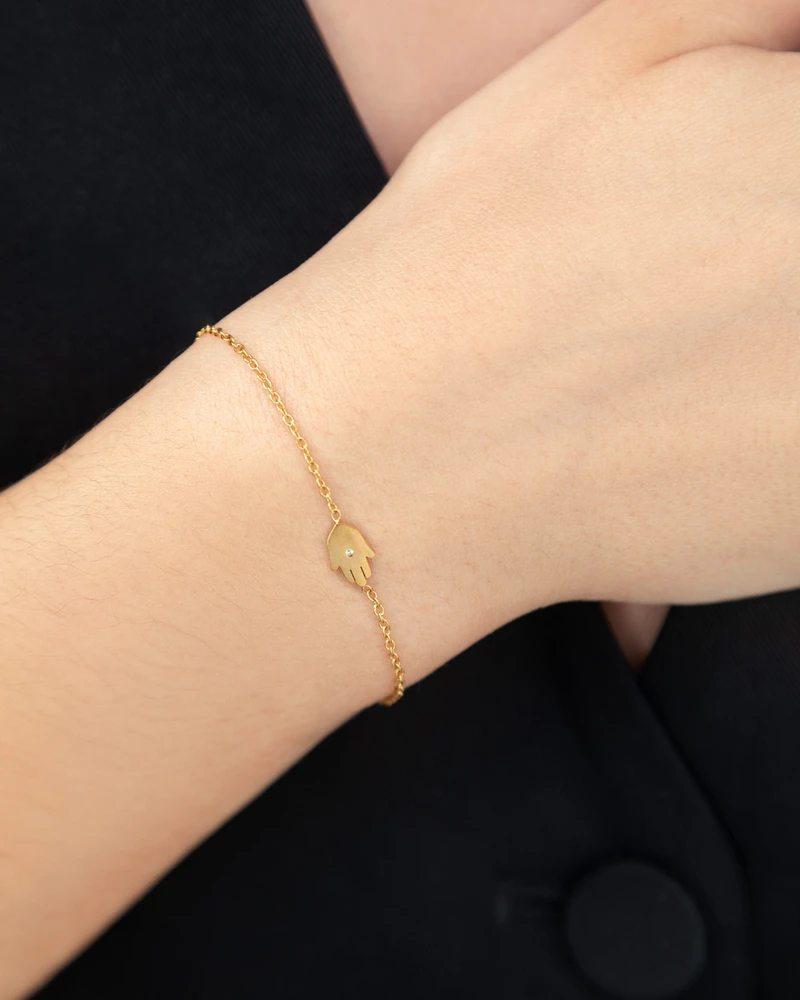 BRAZALETE HAMSAII DORADO