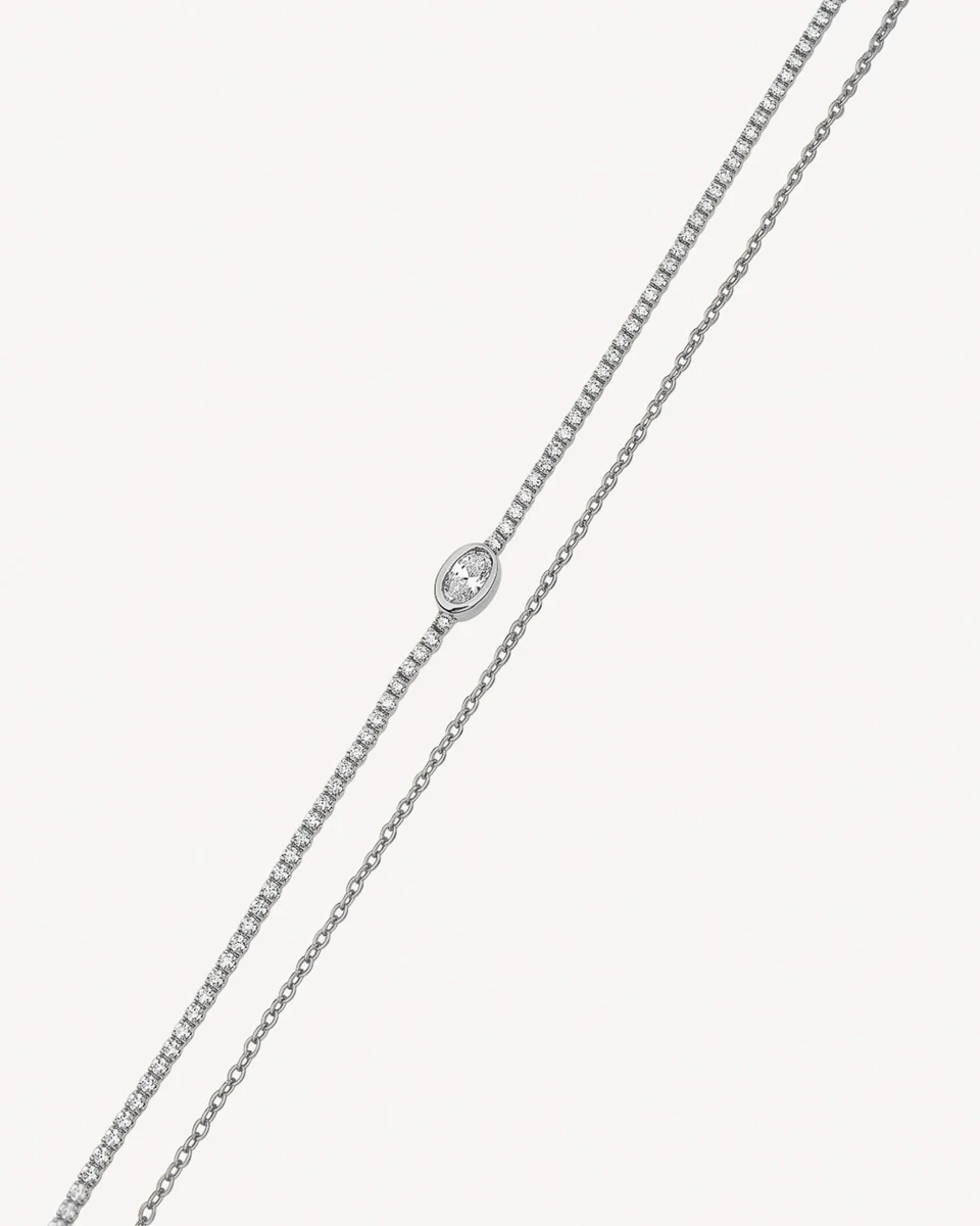 BRAZALETE JILL - PLATEADO 