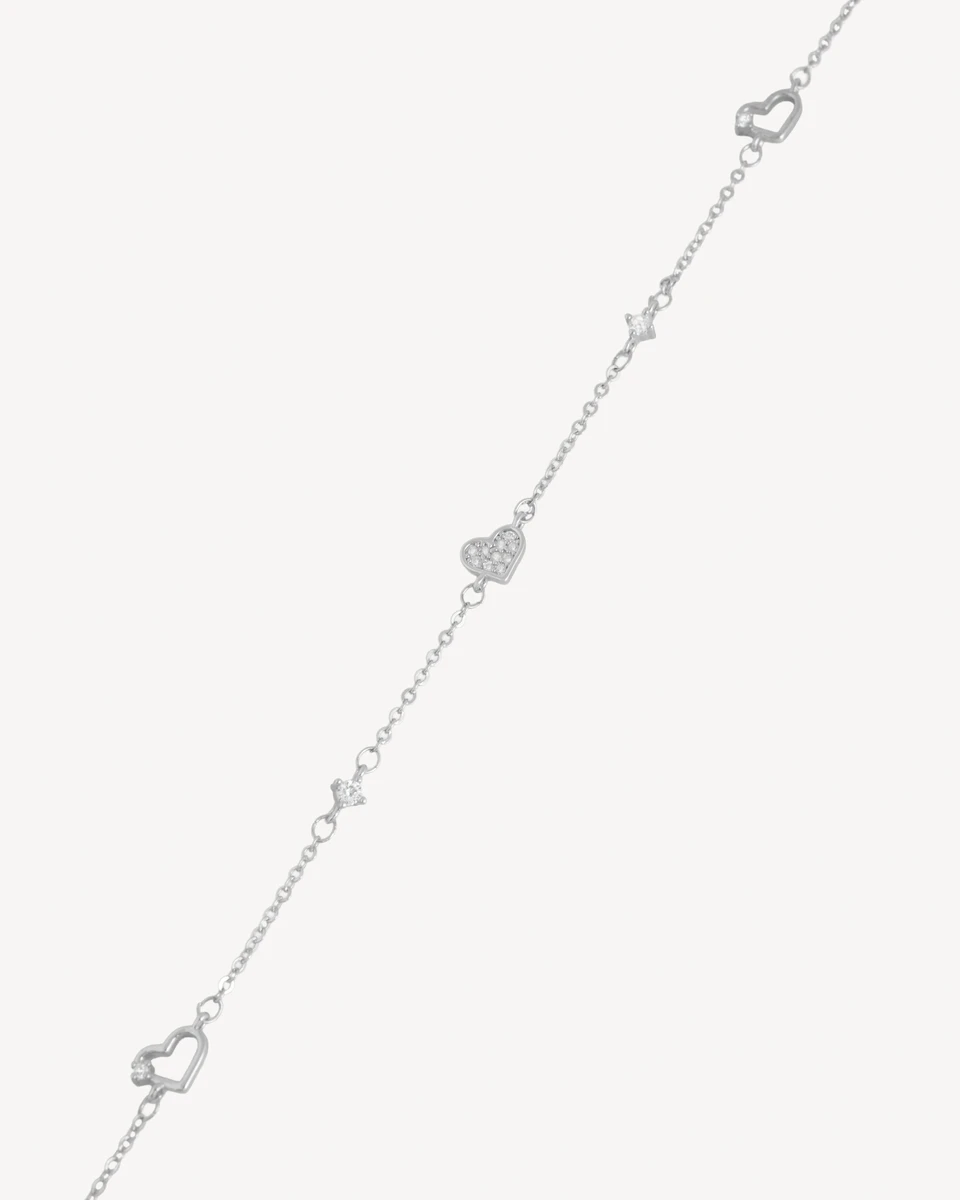 BRAZALETE LOVELY - PLATEADO 