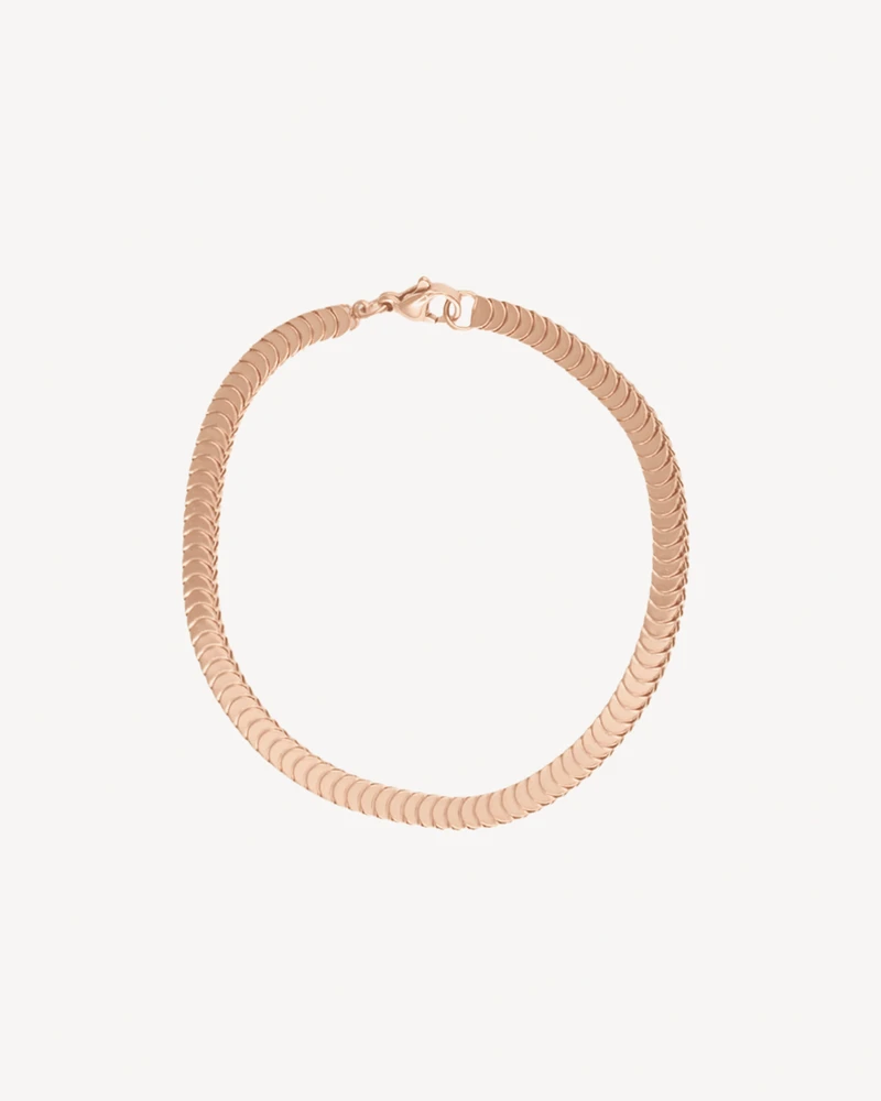 BRAZALETE MACAOS DORADO ROSA