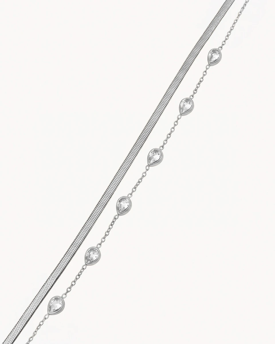 BRAZALETE MADDISON - PLATEADO 