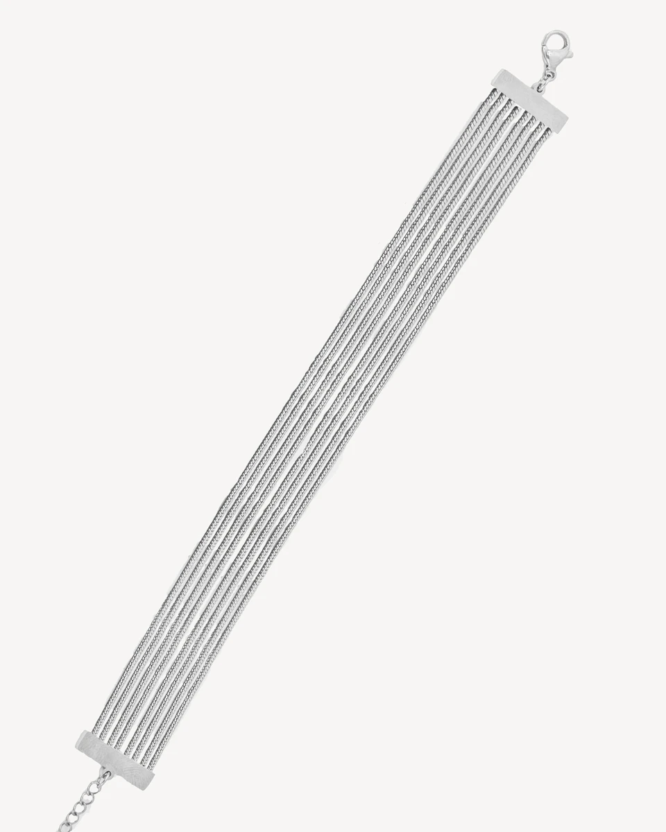 BRAZALETE NOVI - PLATEADO 