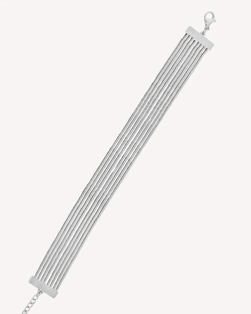 BRAZALETE NOVI PLATEADO