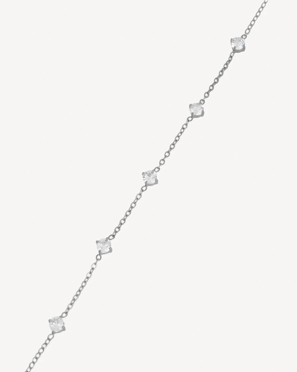 BRAZALETE NUEZ - PLATEADO 