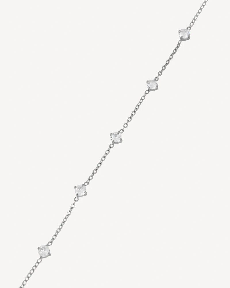 BRAZALETE NUEZ PLATEADO