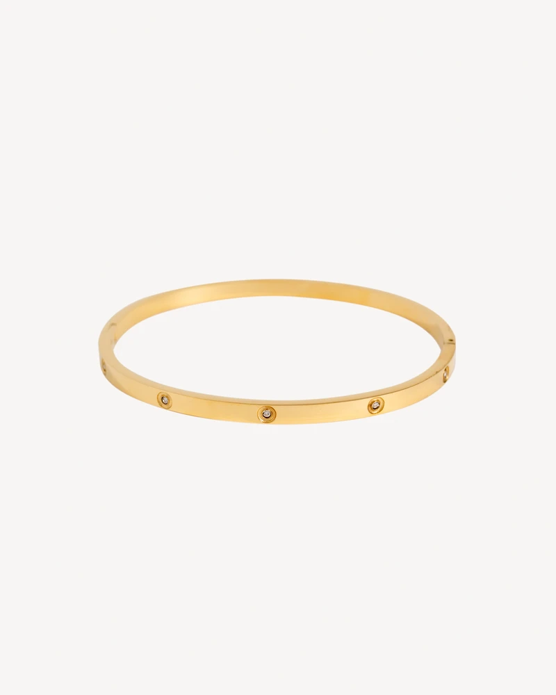 BRAZALETE OMEGA LARGE DORADO