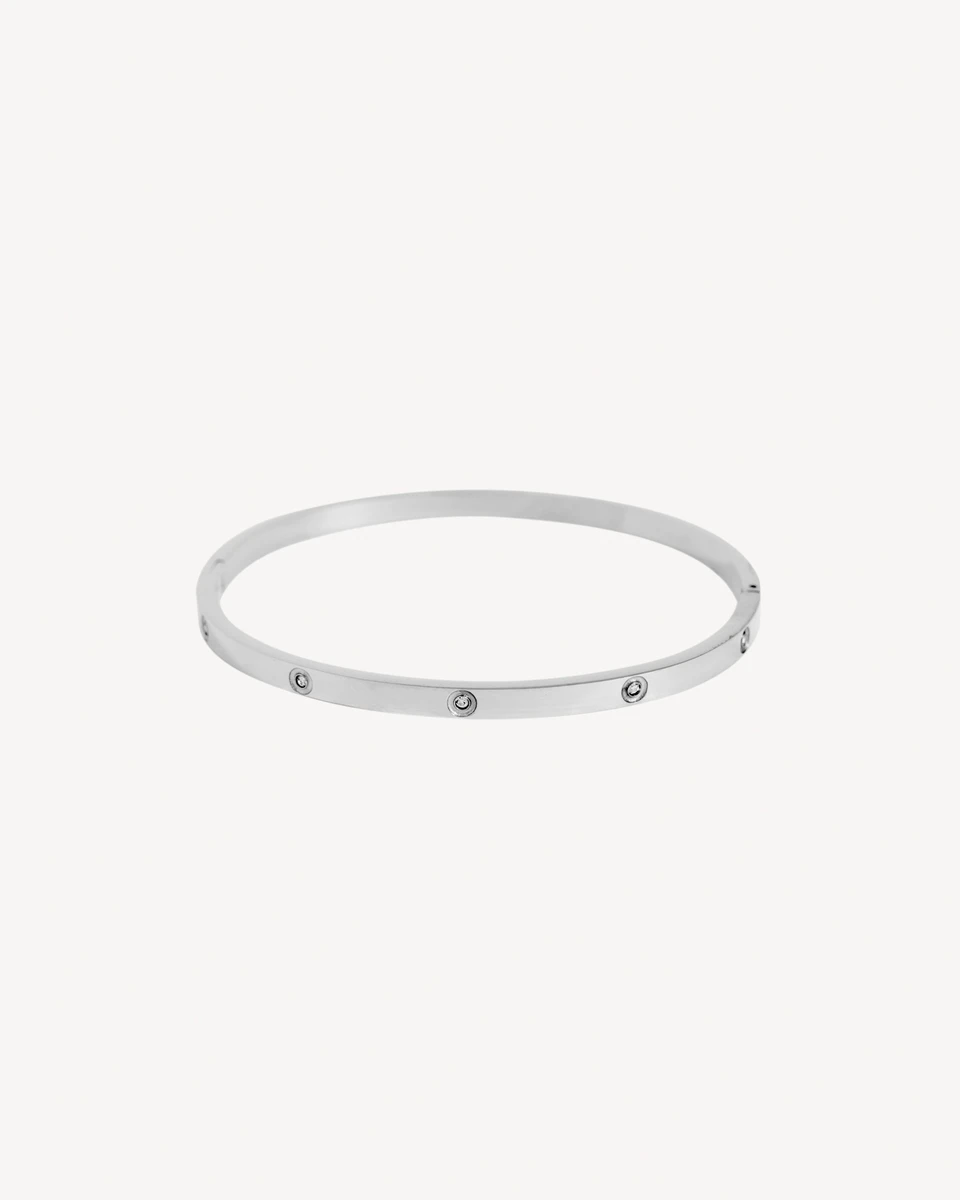BRAZALETE OMEGA SMALL - PLATEADO 
