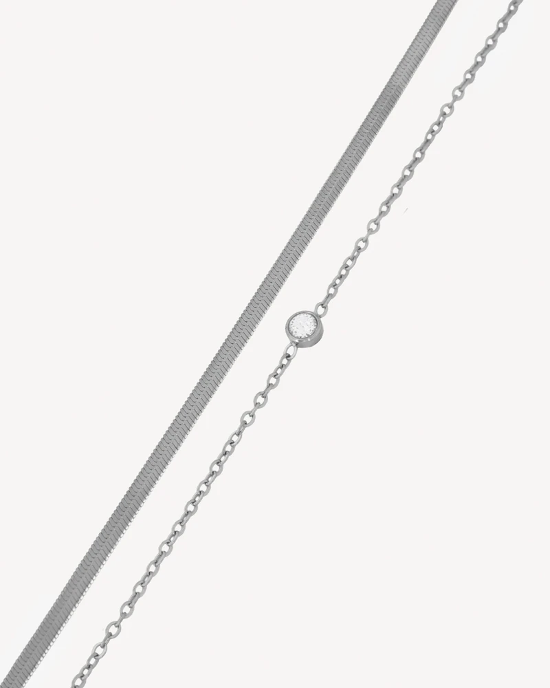 BRAZALETE OPORTO PLATEADO