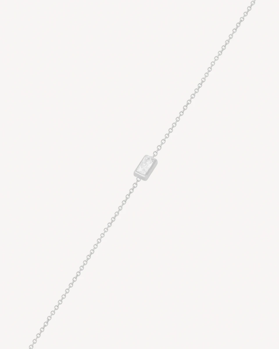 BRAZALETE PALMA - PLATEADO 