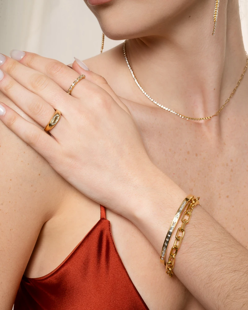 BRAZALETE PALUSA DORADO