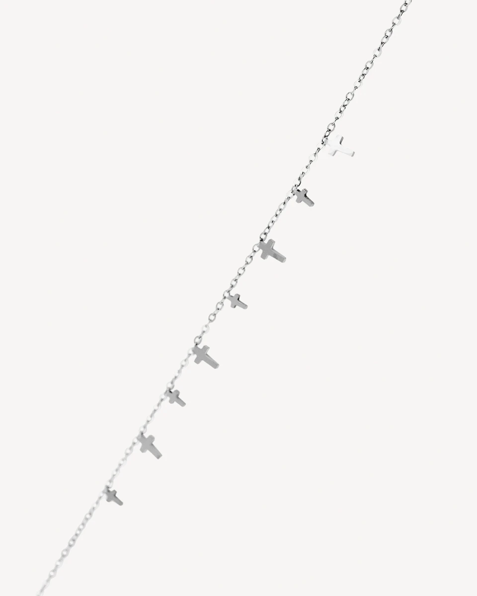BRAZALETE RAKINLARGE - PLATEADO 