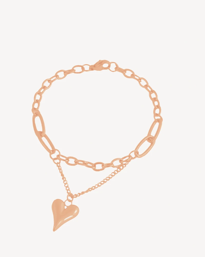 BRAZALETE RUANA DORADO ROSA