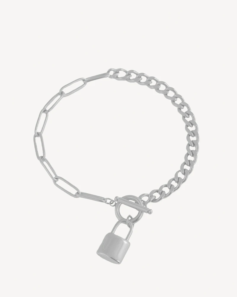 BRAZALETE TAMAR PLATEADO