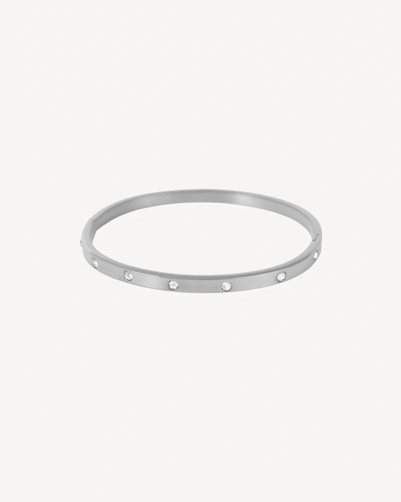 BRAZALETE TIZA PLATEADO