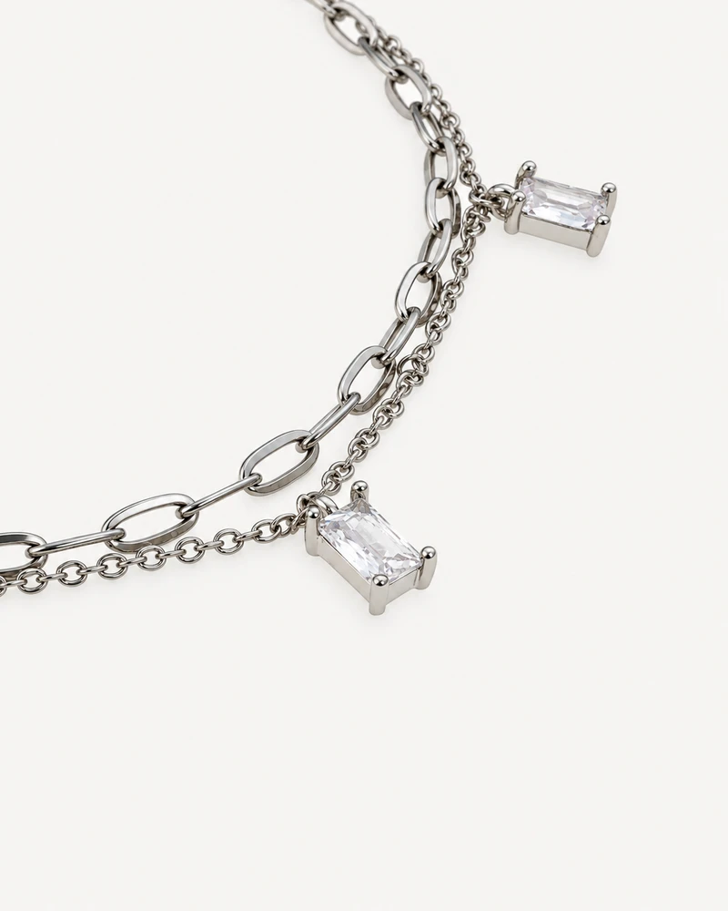 BRAZALETE TUDOR PLATEADO